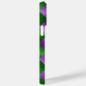 LILA GOLD MARDI GRAS DIAMOND PATTERS Case-Mate iPhone HÜLLE (Rückseite / Rechts)