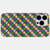 LILA GOLD MARDI GRAS DIAMOND PATTERS Case-Mate iPhone HÜLLE (Rückseite (Horizontal))