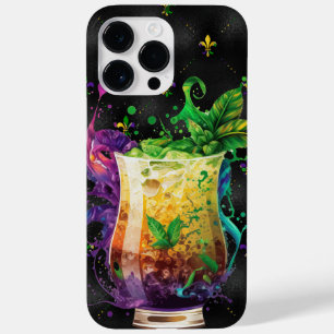 LILA GOLD MARDI GRAS FESTIVE GETRÄNKE Case-Mate iPhone 14 PRO MAX HÜLLE
