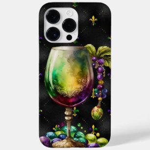 LILA GOLD MARDI GRAS FESTIVE GETRÄNKE Case-Mate iPhone 14 PRO MAX HÜLLE