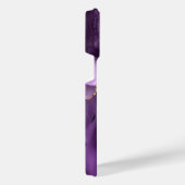 Lila Gold Marmor Benutzerdefiniert iPhone-Fälle iPhone Hülle (Rechte Seite)