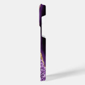 Lila Gold Marmor Benutzerdefiniert iPhone-Fälle iPhone Hülle (Linke Seite)