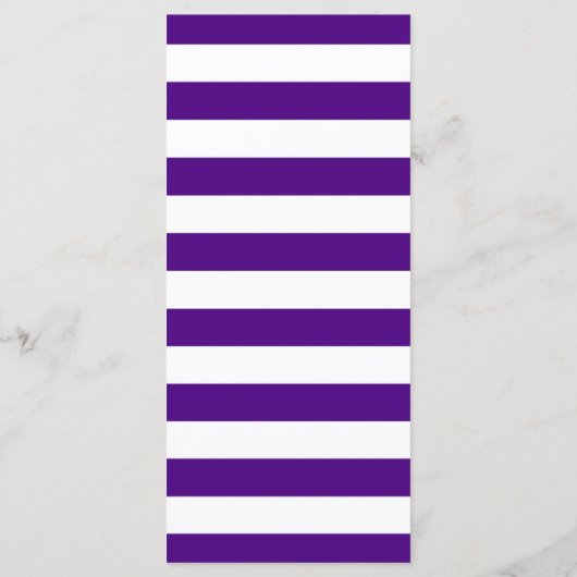 Lila Gold-Menükarte Programm (Rückseite)