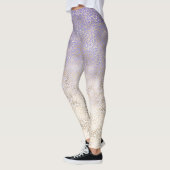 Lila Gold Ombre Leopard Print Leggings (Links)