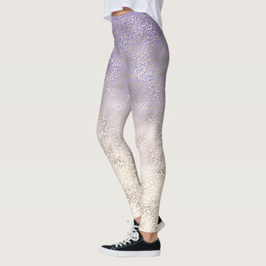 Lila Gold Ombre Leopard Print Leggings (Links)