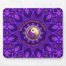 Lila Gold Pink Energy Healing Mandala