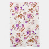 Lila Gold-Rose Handtuch (Vertikal)