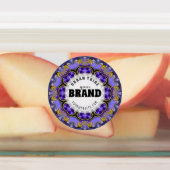 Lila Gold Royal Goth Steampunk Alt Brand Etiketten (Befestigt)