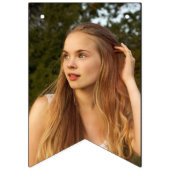 Lila Gold Sparkle Graduate Foto Party Wimpelkette (Erste Fahne)