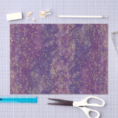 Lila & Gold Spritzer Glam Modern Seidenpapier (Handwerk)