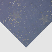 Lila Gold Stars Confetti Seidenpapier (Detail)