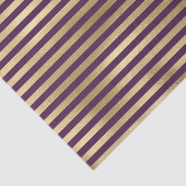 LILA- & GOLD-STRIPE-MUSTER SEIDENPAPIER (Ausschnitt)