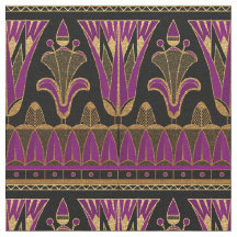 Lila Gold und Schwarz Art Déco