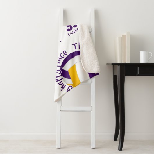 lila Goldballplatz Sherpadecke (Beispiel)