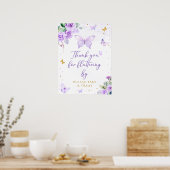 Lila Goldbarmherzige Blume Bitte nehmen Sie die Le Poster (Küche)