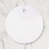 Lila Goldbarmherziger Pop Es, wenn sie Pop Geschenkanhänger (Rückseite)