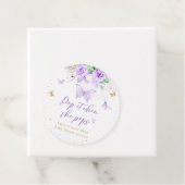 Lila Goldbarmherziger Pop Es, wenn sie Pop Geschenkanhänger (Beispiel)