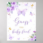 Lila Goldbarmherzigkeit - das Baby-Futter Poster (Vorne)