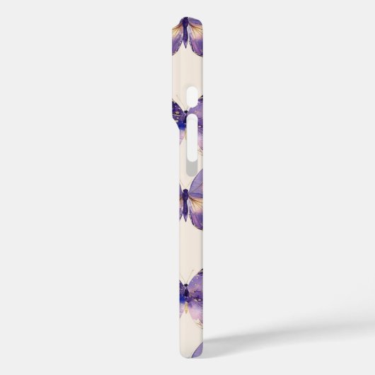 Lila Goldbarren Case-Mate iPhone Hülle (Rückseite / Links)