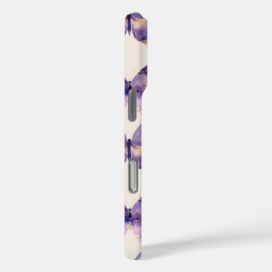 Lila Goldbarren Case-Mate iPhone Hülle (Rückseite / Rechts)