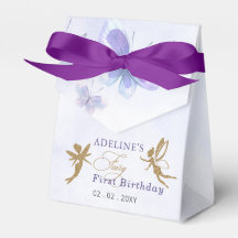 Lila Goldbarren Fairy First Geburtstag