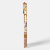 Lila- & Goldbarren Wasserfarbenschmetterlinge Case-Mate iPhone Hülle (Rückseite / Links)