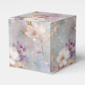 Lila Goldblume Geschenkschachtel (Vorderseite)