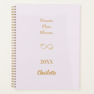 Lila goldene Motivationszitat 2026 Planer