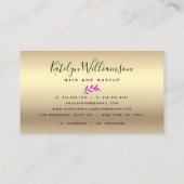 Lila Goldene Palme Visitenkarte (Rückseite)