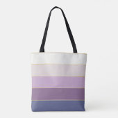 lila goldene Sommerfarbenblöcke Tasche (Rückseite)
