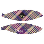 Lila, goldener und blauer Tartan Basketball (Panele)