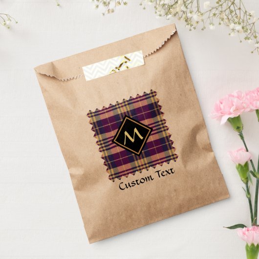 Lila, goldener und blauer Tartan Geschenktütchen (Versiegelt)