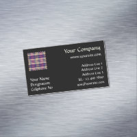Lila, goldener und blauer Tartan