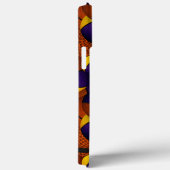 Lila goldenes Mannschaftsfarbenmuster Case-Mate iPhone Hülle (Rückseite / Rechts)