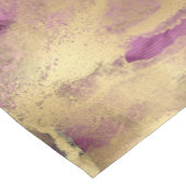 Lila Goldfarbe abstrakt Mittelgroßer Tischläufer (Ecke)