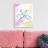 Lila Goldfarbe Leinwanddruck (Insitu (Wohnzimmer))