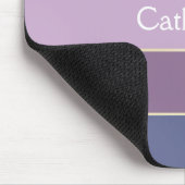 Lila goldfarbene Sommerfarbenblöcke Mousepad (Ecke)