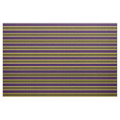 Lila/goldfarbener/weißer Streifen - schwarz Stoff (Yard (91,4 cm))