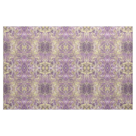 lila Goldgewebe, buntes Haus Stoff (Fat Quarter (45,7 x 55,9 cm))