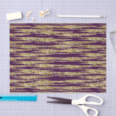 Lila GoldImitat-Glitzer-Streifen Seidenpapier (Handwerk)