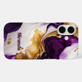 Lila Goldinfusion Case-Mate iPhone Hülle (Rückseite (Horizontal))