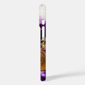 Lila Goldinfusion Case-Mate iPhone Hülle (Rückseite / Links)