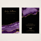 Lila Goldkarte (Vorne & Hinten)