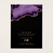 Lila Goldkarte (Rückseite)