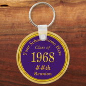 Lila, Goldklasse der Wiedersehen-Schlüsselanhänger Schlüsselanhänger (Vorderseite)