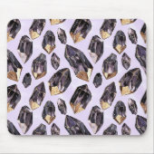 Lila Goldkristalle Mousepad (Vorne)
