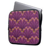 Lila-Goldlaptop-Hülse Laptopschutzhülle (Vorderseite Links)