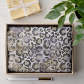 Lila Goldleopardrucke Seidenpapier (Geschenk)
