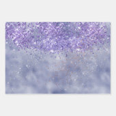 Lila Goldmakel Geschenkpapier Set (Vorderseite)