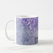 Lila Goldmakel Kaffeetasse (Links)